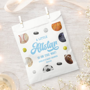Sachets En Papier Une petite star arrive ! Baby shower sportif