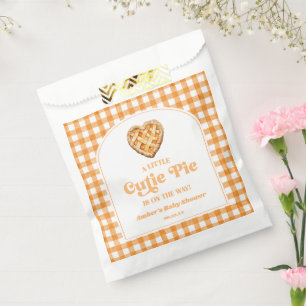 Sachets En Papier Une petite tarte mignonne Baby Shower Rétro