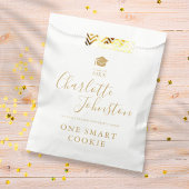 Sachets En Papier Une Smart Cookie Gold Script Graduation Party