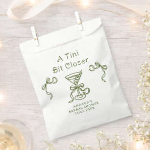 Sachets En Papier Une Tini Bit Closer Enterrement de vie de jeune fi