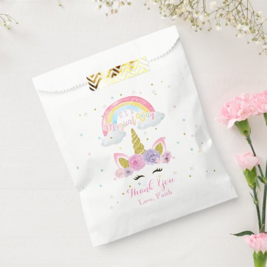 Sachets En Papier Unicorn Pastel Anniversaire Favoriser Sac (Scellé)