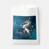 Sachets En Papier Unicorne céleste personnalisable (Devant)