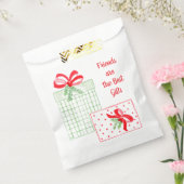 Sachets En Papier Vacances en aquarelle avec Bows AMIS (Scellé)