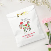 Sachets En Papier Vache Drôle Caricature Noël (Scellé)