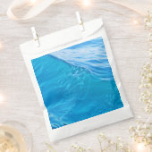 Sachets En Papier vague d'eau bleue (Coupé)