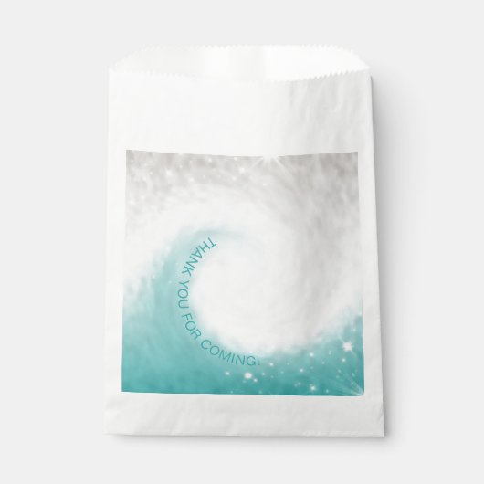 Sachets En Papier vague océanique (Devant)