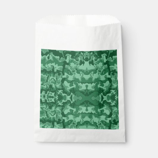 Sachets En Papier Vagues vertes (Devant)