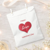 Sachets En Papier Valentines Rouge Papier Plié Coeur - Favoriser le (Coupé)