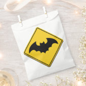 Sachets En Papier Vampire Bat Avertissement Halloween (Coupé)