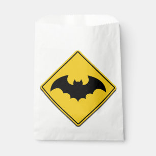 Sachets En Papier Vampire Bat Avertissement Halloween