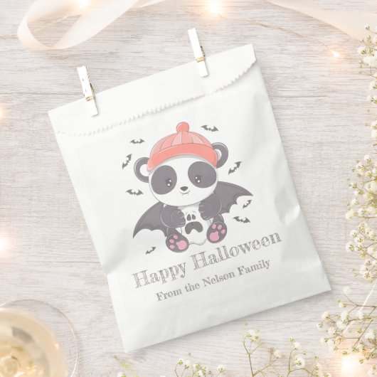 Sachets En Papier Vampire Panda Bats Ghost Halloween heureux (Coupé)