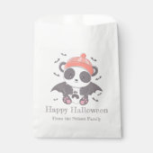 Sachets En Papier Vampire Panda Bats Ghost Halloween heureux (Devant)