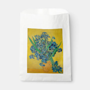 Sachets En Papier Vase Van Gogh avec Iris Classic Impressionnisme