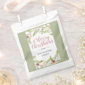 Sachets En Papier Végétation d'hiver Berries Wreath Noël (Coupé)