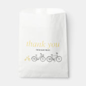 Sachets En Papier Vélo jaune (Devant)