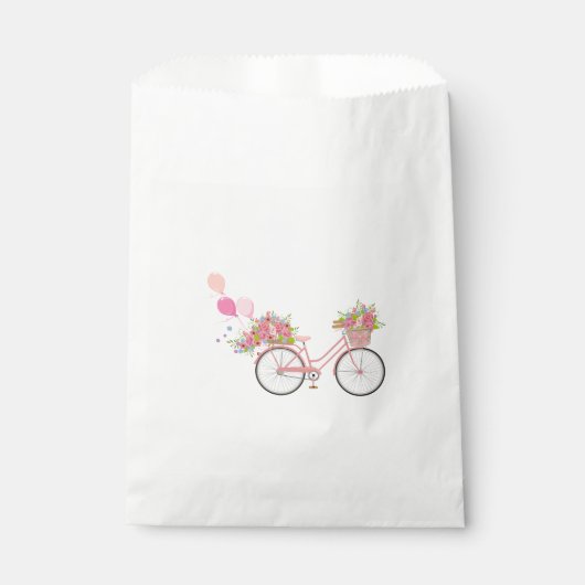 Sachets En Papier Vélo Whimsical Rose (Devant)