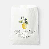 Sachets En Papier Verdure des citrons aquarelle (Devant)