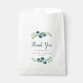 Sachets En Papier Verdure luxuriante et Mariage de Merci Eucalyptus (Devant)