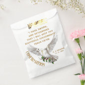 Sachets En Papier Verset d'écriture de confirmation de colombe (Scellé)