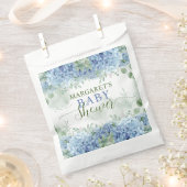 Sachets En Papier Vert Bleu hydrangée C'est un Baby shower garçon (Coupé)
