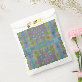 Sachets En Papier Vert bleu violet géométrique (Scellé)