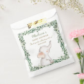Sachets En Papier Vert Eléphant mignon Baby shower neutre genre (Scellé)