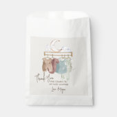 Sachets En Papier Vêtements bébé Boho Nursery thème Merci (Devant)