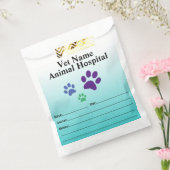 Sachets En Papier Vétérinaire Médecine ou Sac d'exécution de prescri (Scellé)