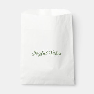 Sachets En Papier Vibes joyeux Noël vert nom de famille
