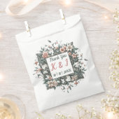 Sachets En Papier Vigne Florale Terreuse (Coupé)