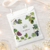 Sachets En Papier Vignoble de raisins Méditerranée Grec Mariage (Coupé)