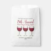 Sachets En Papier Vignoble Vignoble Bouteille Vignoble Dégustation (Devant)