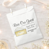Sachets En Papier Vin Fromage Dégustation Cocktail Party Brie Notre  (Coupé)