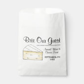 Sachets En Papier Vin Fromage Dégustation Cocktail Party Brie Notre  (Devant)