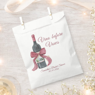 Sachets En Papier Vino avant les vœux Enterrement de vie de jeune fi
