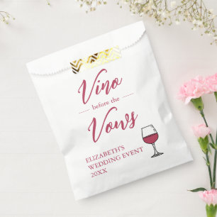 Sachets En Papier Vino Before The Vows Enterrement de Vie de Jeune F