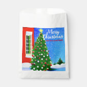 Sachets En Papier Vintage Christmas Tree Winter Wonderland (Devant)