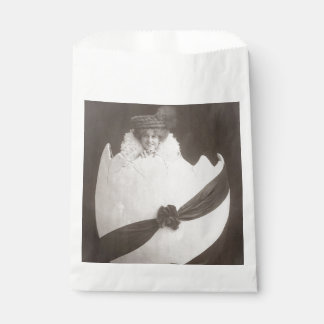 Sachets En Papier Vintage Dame aux oeufs de Pâques