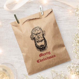 Sachets En Papier Vintage Jacob Marley Dickens Un chant de Noël