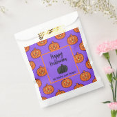Sachets En Papier Violet orange citrouille Halloween tricoter ou tra (Scellé)