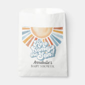 Sachets En Papier Voici le Baby shower garçon Son Sunshine (Devant)