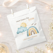 Sachets En Papier Voici Les Plaques De Papier Son Baby shower (Coupé)