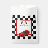 Sachets En Papier Voiture Red Race | Anniversaire Fête Favoriser les (Devant)