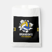 Sachets En Papier Volleyball Fun Birthday Boy (Devant)