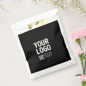 Sachets En Papier Votre logo avec code QR et texte modifiables (Scellé)
