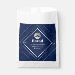 Sachets En Papier Votre logo et design moderne personnalisable Ble