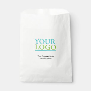 Sachets En Papier Votre logo, nom et site Web Promo