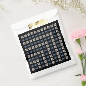 Sachets En Papier Votre logo ou image téléchargée | Motif géométriqu (Scellé)