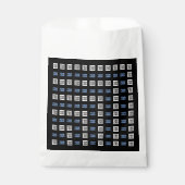 Sachets En Papier Votre logo ou image téléchargée | Motif géométriqu (Devant)