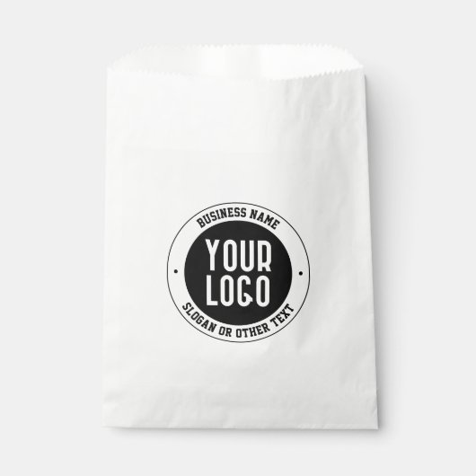Sachets En Papier Votre logo ou votre conception d'entreprise | Text (Devant)